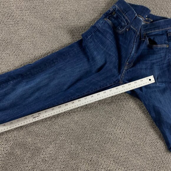 7 For All Mankind Slimmy Jeans Men's 29 Measures 31.5 x 32.75 Blue Stretch - Picture 13 of 14
